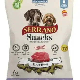 Mediterranean Natural 🐄 – Snack de Ternera Serrana para Perros (85 g)