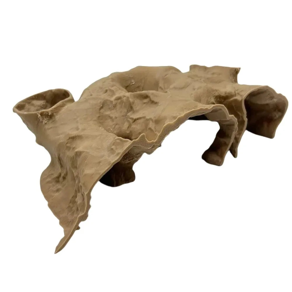 Túnel Cueva de Grava 3D para Acuario - Escondite Decorativo para Peces