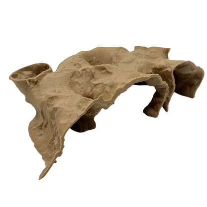 Túnel Cueva de Grava 3D 🐠 – Escondite Decorativo para Peces