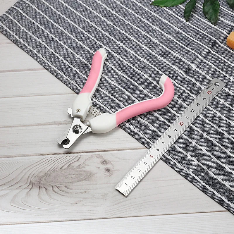 Cortaúñas Curvo para Perros y Gatos - Mango Ergonómico, Tallas S y L