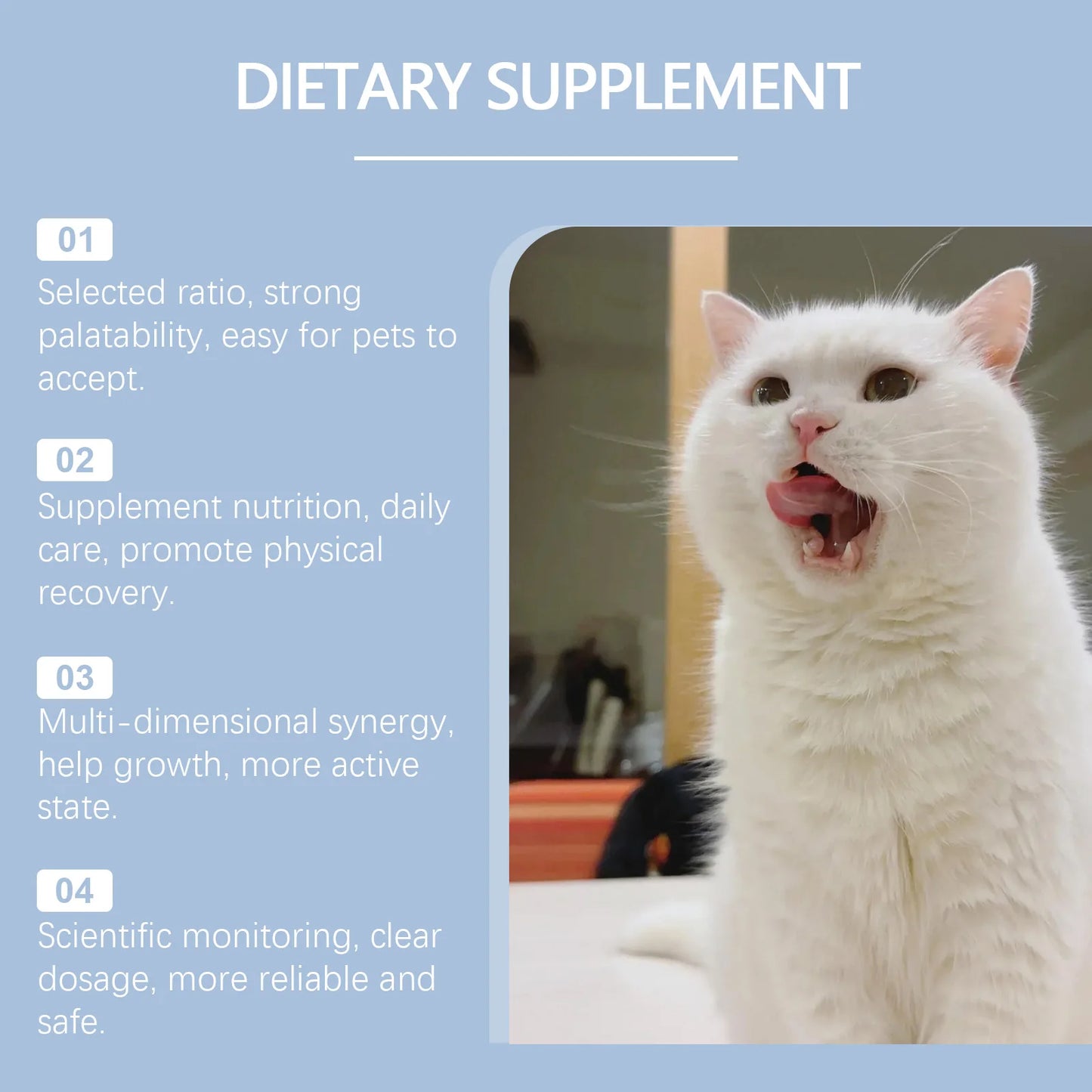 Yegbong 50ml - Gotas Vitamínicas para Gatos, Cuidado Diario y Recuperación