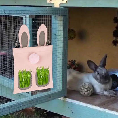 Bolsa Portaheno con Orejas 🐰 – Para Cobayas y Conejos (1 o 2 Aberturas)