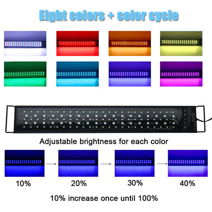 Lámpara LED Full Spectrum 24/7 💡 – Crecimiento de Plantas, IP68 (30-60 cm)