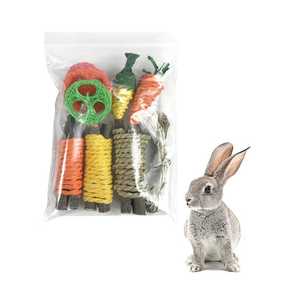 Zanahorias de Lufa Masticables 🥕 – Desgaste Dental para Conejos, Hámsters y Cobayas