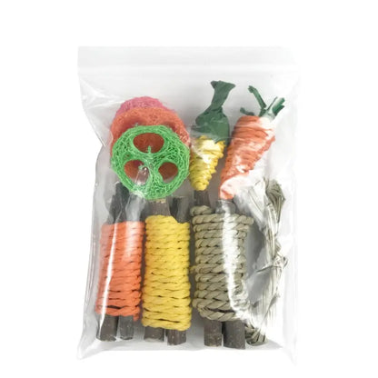 Zanahorias de Lufa Masticables 🥕 – Desgaste Dental para Conejos, Hámsters y Cobayas