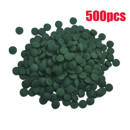 Tabletas de Espirulina de Alta Pureza 🌿 – Para Peces y Camarón Cristal Rojo