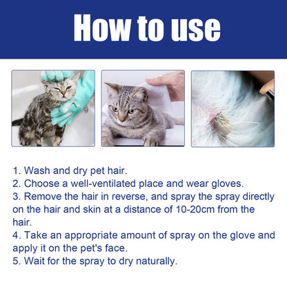 Yegbong Spray Antiparasitario Concentrado 🛡️ – Para Perros y Gatos
