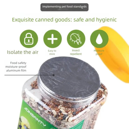 Alimento Mixto de Semillas y Flores 🌻 – Para Loros y Periquitos (800 g)