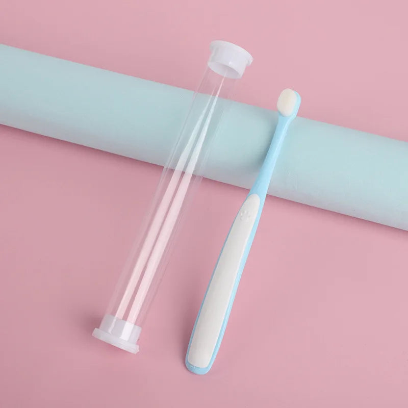 Cepillo de Dientes Suave para Mascotas - Limpieza Bucal 360° para Perros, Gatos, Conejos y Hámsters