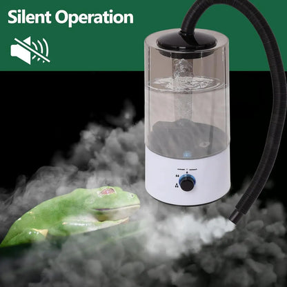 Humidificador Nebulizador de Terrario 4L para Reptiles - Apagado Automático, Manguera de Extensión para Tortugas