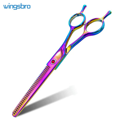 Tijeras Curvas Profesionales de Peluquería ✂️ – 7 Pulgadas para Perros