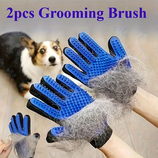 Set de Guantes de Aseo 2 en 1 🧤 – Para Perros y Gatos (Pack de 2)