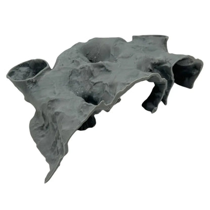 Túnel Cueva de Grava 3D 🐠 – Escondite Decorativo para Peces