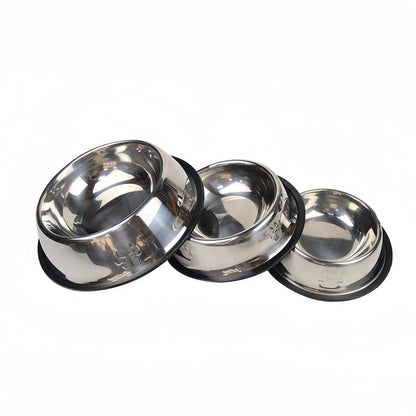Cuenco de Acero Inoxidable 🥣 – Comedero Metálico Resistente para Gatos y Perros