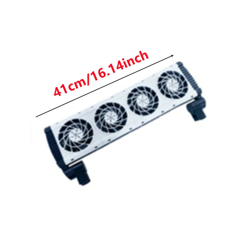 Ventilador Enfriador para Acuario (1 a 6 Cabezales) - Velocidad Ajustable, Bajo Ruido