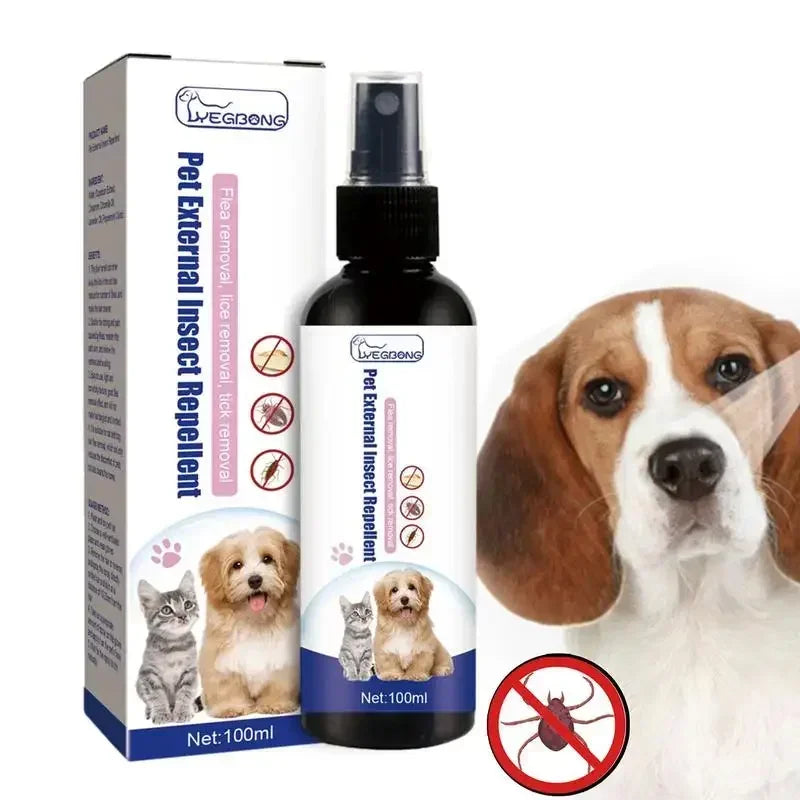 Repelente Antiparasitario en Spray para Perros y Gatos - 100ml