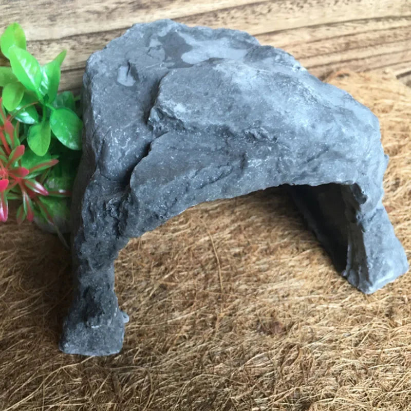 Decoración de Resina para Acuario - Ornamento Artificial para Terrario y Accesorios de Tortuga