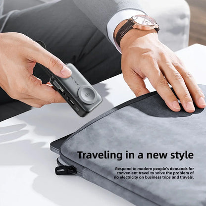 Mini Magnetic Power Bank 5000mAh with Bracket Digital Display Portable External Battery For iPhone Xiaomi Phone Watch Earphone