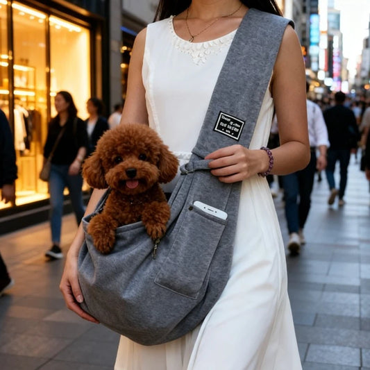 Bolso Bandolera Transpirable 🎒 – Transporte Manos Libres para Perros y Gatos