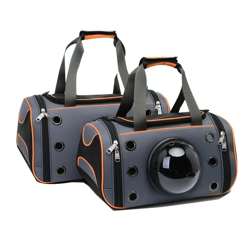 Bolso Bandolera Transportín para Perros y Gatos - Gran Capacidad, Transpirable
