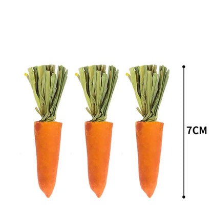 Piedra Mineral Masticable con Forma de Fruta 🦷 – Desgaste Dental para Conejos, Hámsters y Cobayas (3 uds)