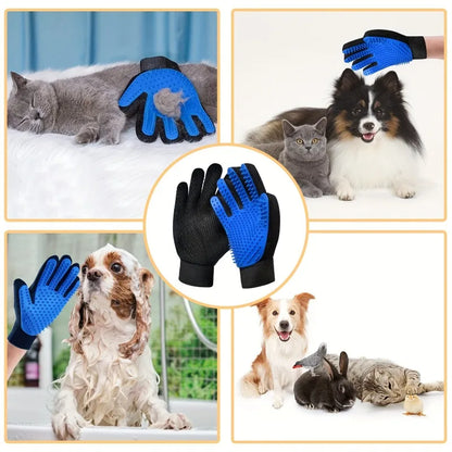 Set de Guantes de Aseo 2 en 1 🧤 – Para Perros y Gatos (Pack de 2)