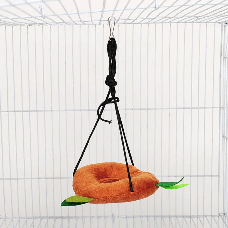 Hamaca y Escondite Colgante para Jaula - Accesorios para Hámsters, Cobayas, Chinchillas y Otros Pequeños Animales