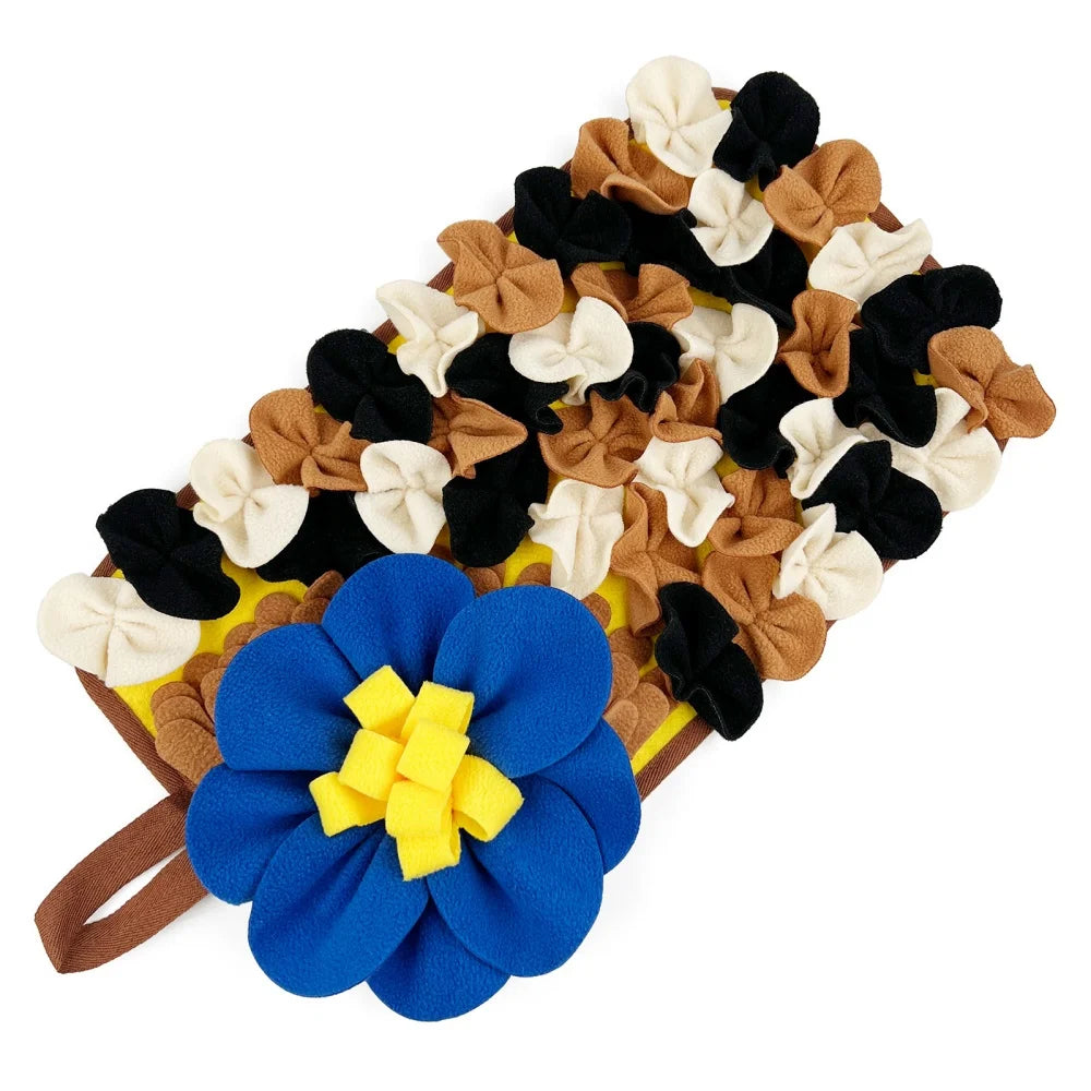 Alfombra de Olfato para Conejos, Erizos, Cobayas y Ratones - Diseño Floral Interactivo
