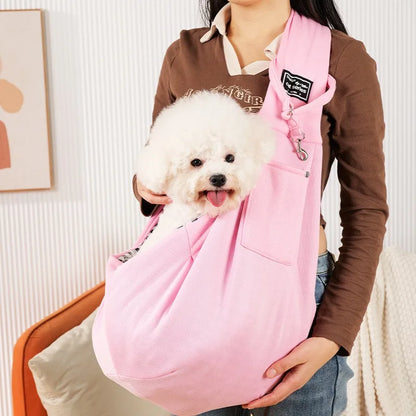 Bolso Bandolera Transpirable 🎒 – Transporte Manos Libres para Perros y Gatos