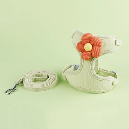 Set de Arnés y Correa Ajustable 🐾 – Para Gatos y Perros Pequeños
