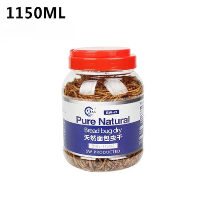 Gusanos de la Harina Deshidratados 🐛 – Snack Multiproteico para Hámsters, Aves, Erizos y Peces