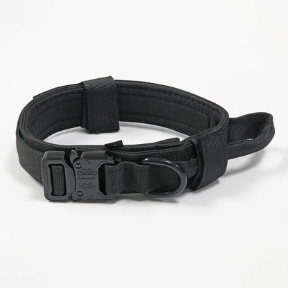 Set Táctico Militar 🎖️ – Collar y Correa Resistente con Asa para Perros