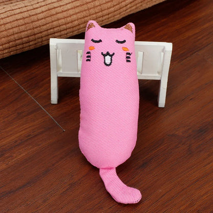 Gatito de Peluche con Catnip 🧸 – Sonido Crujiente para Morder
