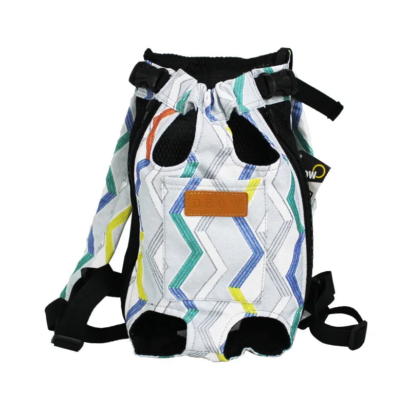 Mochila Transportín para Gatos con Estampados Divertidos - Varias Tallas hasta 10kg