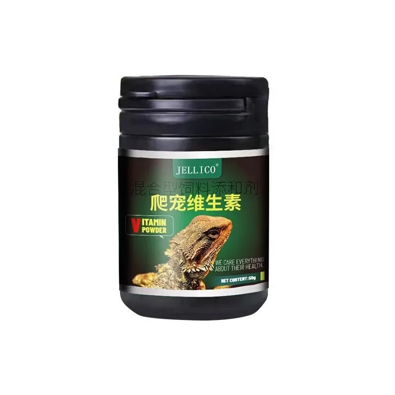 Polvo Nutricional Multivitamínico para Reptiles y Anfibios - Calcio con D3 y Probióticos
