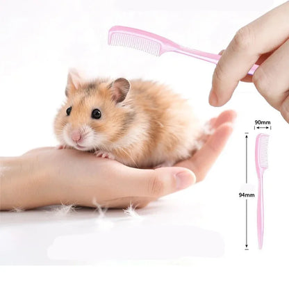 Set de 3 Mini Peines Antienredos 🐹 – Para Hámsters, Ratones y Conejos