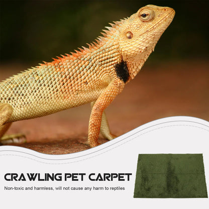 Alfombra Flexible para Jaula de Reptiles - Sustrato de Terrario para Tortugas, Lagartos y Serpientes