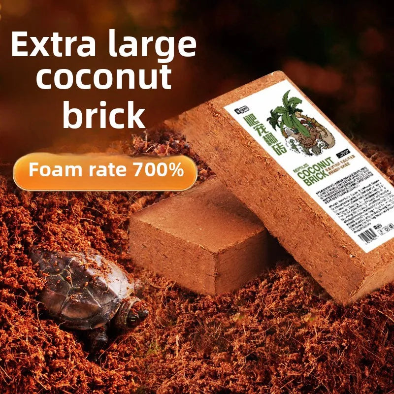 YEE Kit de Hibernación para Tortugas - Ladrillo de Fibra de Coco y Musgo Sphagnum para Tortugas de Orejas Rojas y de Estanque