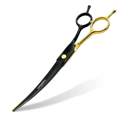 Tijeras Curvas Profesionales de Peluquería ✂️ – 7 Pulgadas para Perros