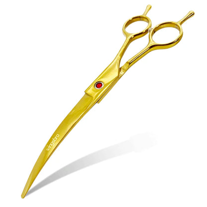 Tijeras Curvas Profesionales de Peluquería ✂️ – 7 Pulgadas para Perros