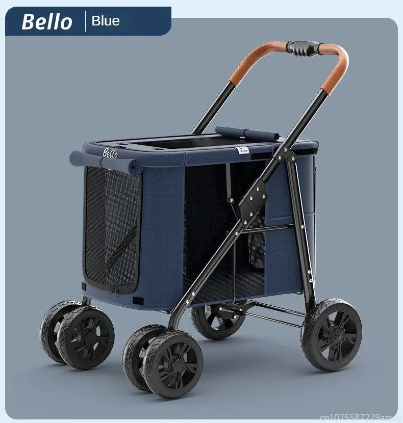 Carrito Trolley Plegable para Perros Grandes - Hasta 30 kg
