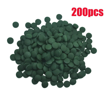 Tabletas de Espirulina de Alta Pureza 🌿 – Para Peces y Camarón Cristal Rojo