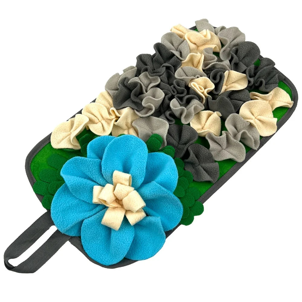 Alfombra de Olfato para Conejos, Erizos, Cobayas y Ratones - Diseño Floral Interactivo