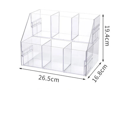 Pecera Acrílica Multi-compartimento 🐠 – Acuario DIY de Sobremesa para Peces Betta
