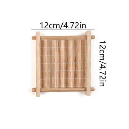 Esterilla Refrescante de Madera ❄️ – Diseño Cuadrado Transpirable para Hámsters, Cobayas y Chinchillas