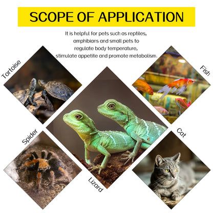 Manta Térmica para Reptiles con Controlador de Temperatura Ajustable - Lagartos, Tortugas y Acuarios