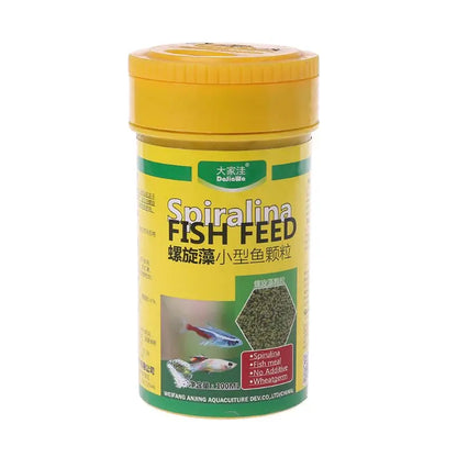 Pellets de Alimento 🐠 – Espirulina y Realce de Color para Peces Ornamentales Pequeños