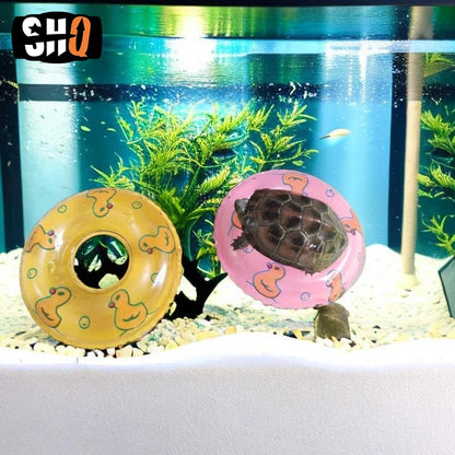 Kayak Flotante para Tortugas 🛶 – Juguete Decorativo para Acuario