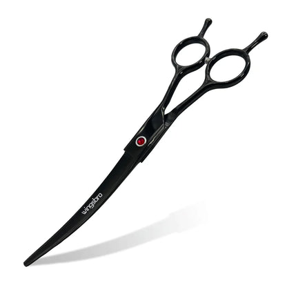 Tijeras Curvas Profesionales de Peluquería ✂️ – 7 Pulgadas para Perros