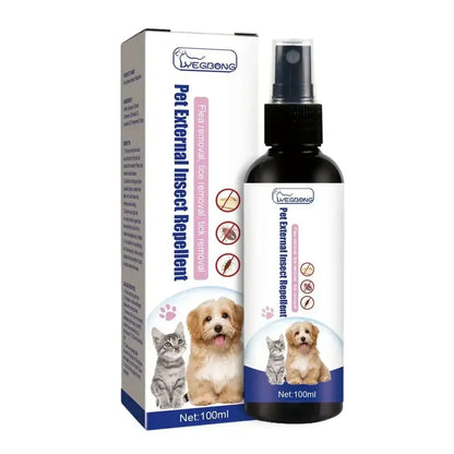 Repelente Antiparasitario en Spray 🛡️ – Para Perros y Gatos (100 ml)